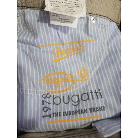 Bugatti Five Pocket Beige Chinos Size 36 X 30 - Picture 7 of 9